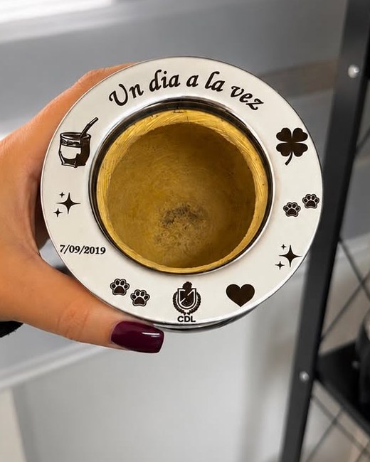 Virola de mate con grabado personalizado