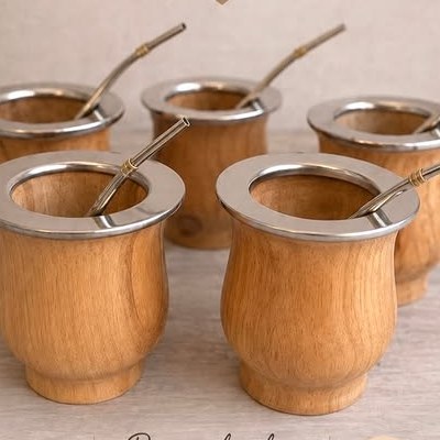 Mate de madera personalizado